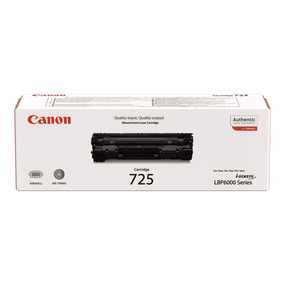 CANON Canon CRG-725 - svart - original - tonerkassett