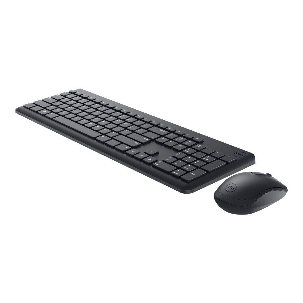 DELL Dell Keyboard and Mouse KM3322W - sats med tangentbord och mus - QWERTY - USA, internationellt - svart Inmatningsenhet