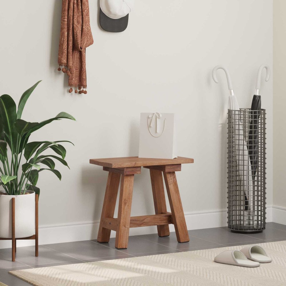 vidaXL bänk Naturfärg 50 x 26 x 45 cm Mahognyträ