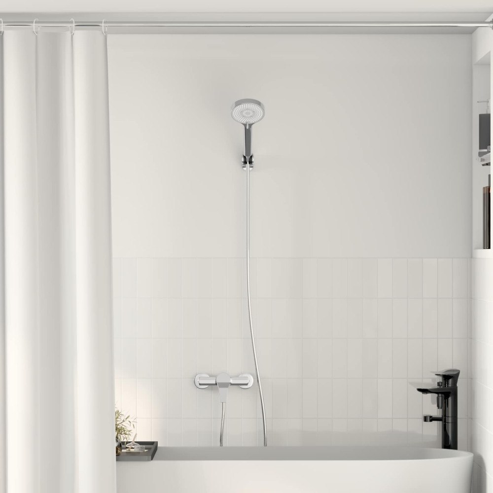 vidaXL Duschhuvud Set Krom G 1 / 2 tum Mässing