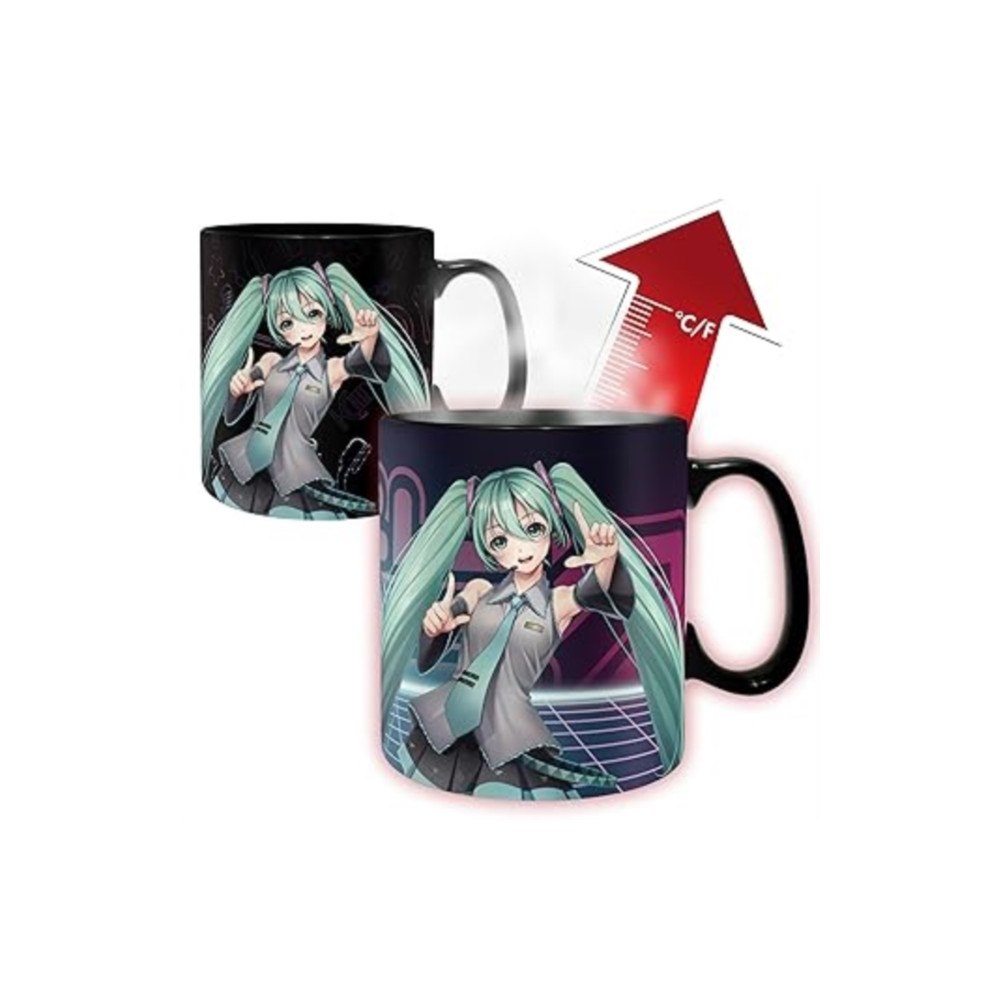 ABYSSE UK HATSUNE MIKU - Mug Heat Change - 460 ml - Hatsune Miku - cardboard