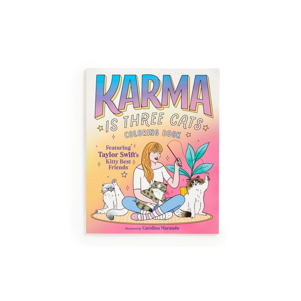 Galison Karma is Three Cats Coloring Book (häftad, eng)