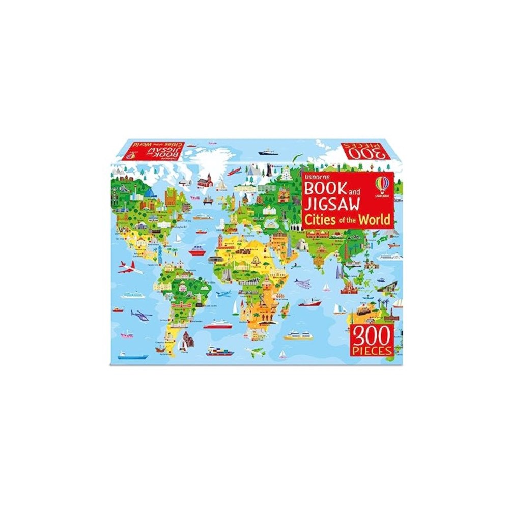 Usborne Publishing Ltd Book and Jigsaw Cities of the World (häftad, eng)