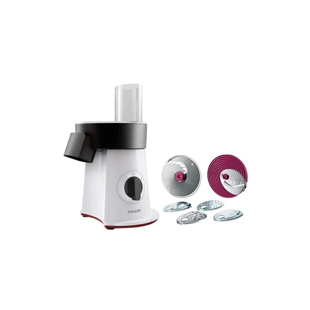 Philips Philips Viva Collection SaladMaker HR1388 - matberedare - 200 W - stjärnvit/svart/röd