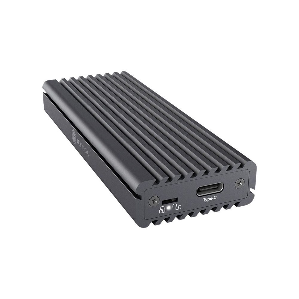 RaidSonic Technology ICY BOX IB-1817MC-C31 - förvaringslåda - M.2 NVMe Card / SATA 6Gb/s - USB-C 3.1 (Gen 2)