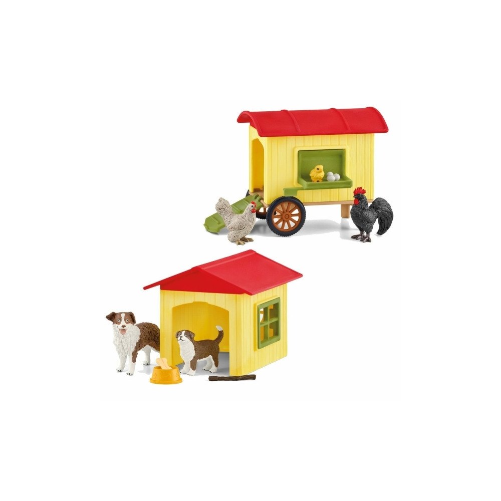 Schleich schleich FARM WORLD 72241, Bondgård, Dogs, 3 År, Multifärg,...