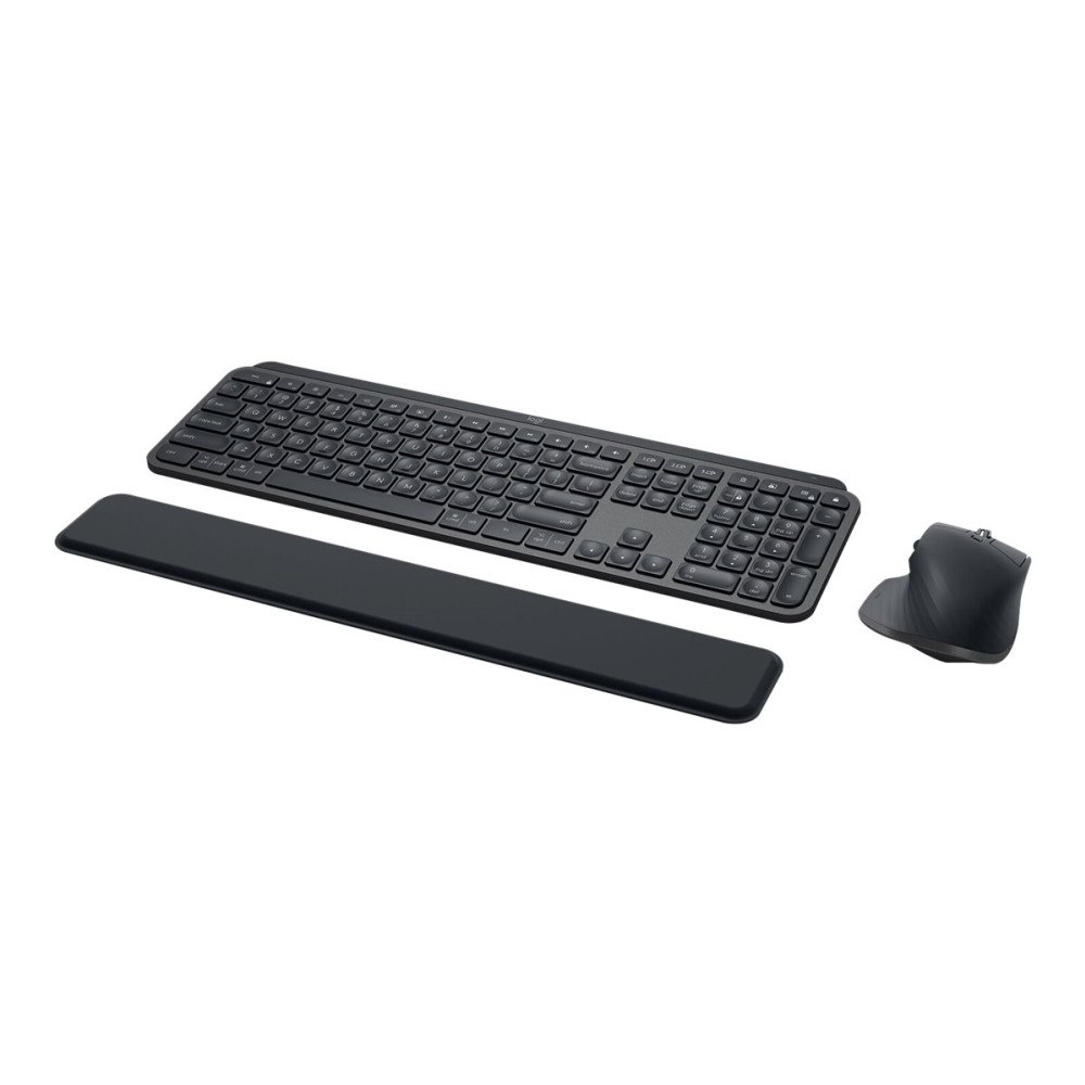 Logitech Logitech MX Keys Combo for Business - sats med tangentbord och mus - QWERTY - brittisk - grafit Inmatningsenhet