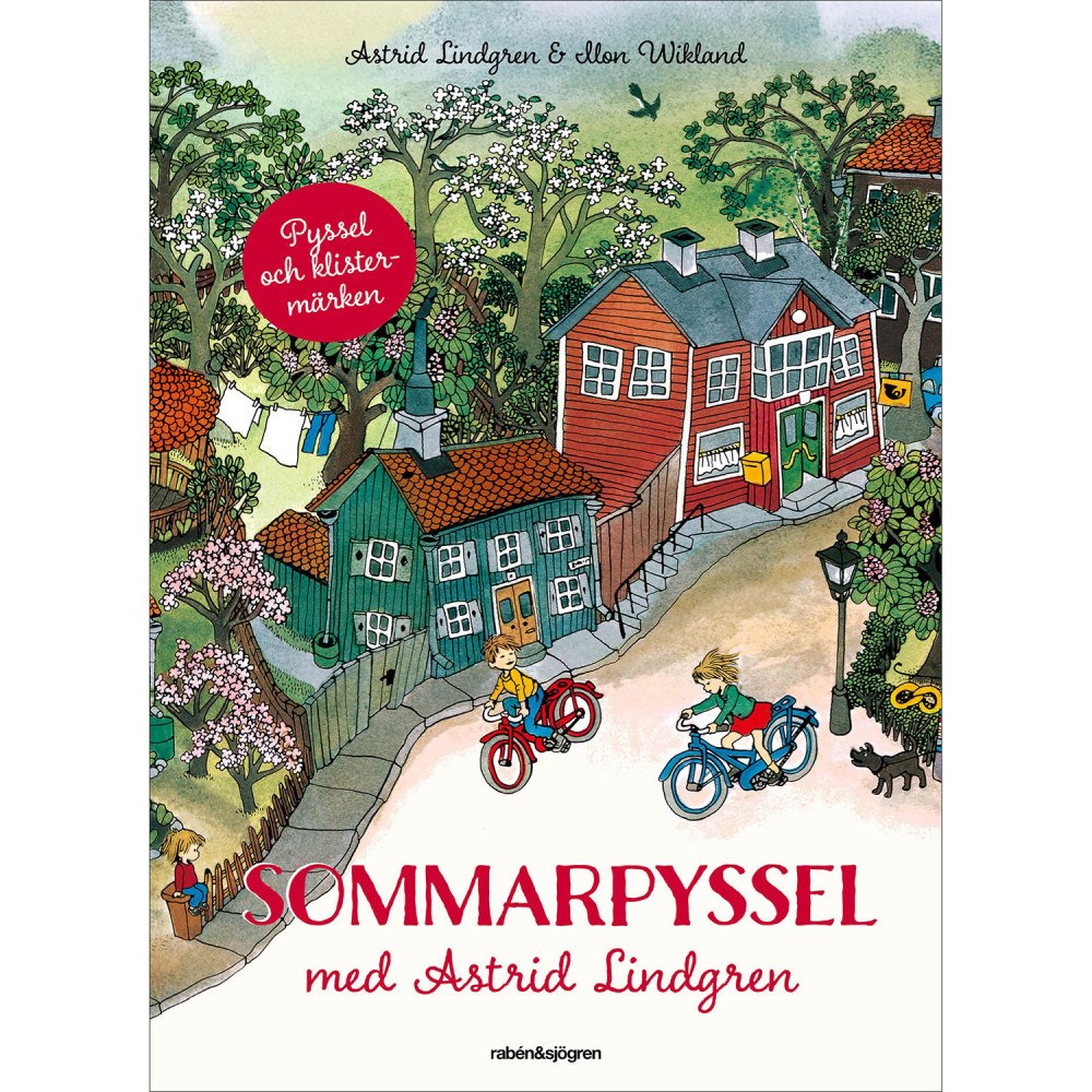 RABÉN & SJÖRGREN Sommarpyssel med Astrid Lindgren - med klistermärken