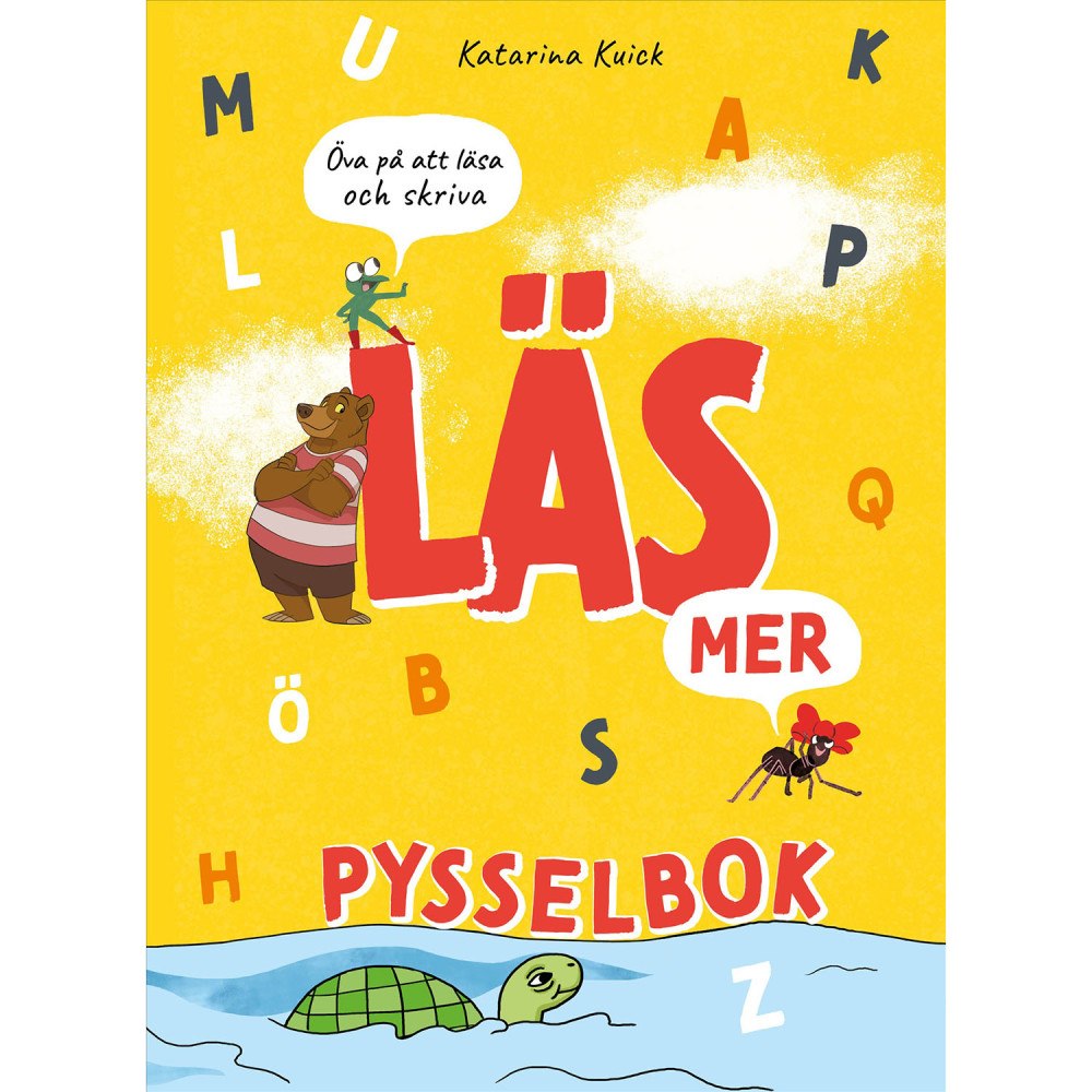 RABÉN & SJÖRGREN Läs mer pysselbok - Öva på att läsa och skriva