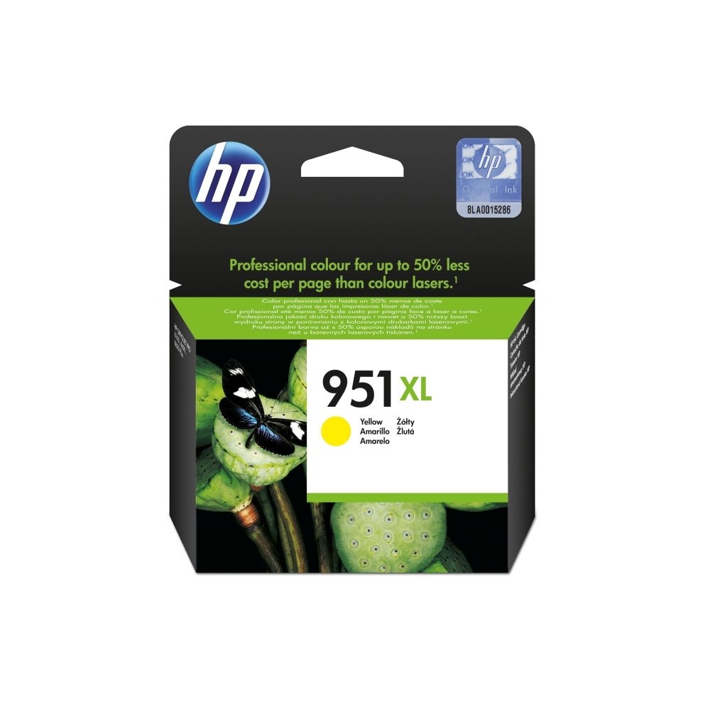 HP HP 951XL - Lång livslängd - gul - original - bläckpatron