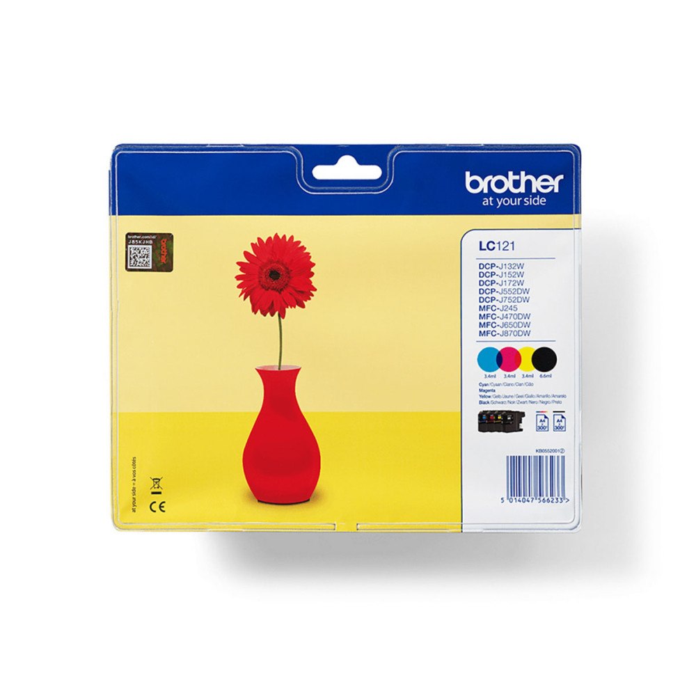 Brother Ink LC121VALBP LC-121 Multipack