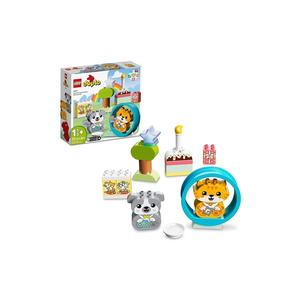LEGO LEGO DUPLO 10977 - Min första valp och kattunge med ljud - byggsats