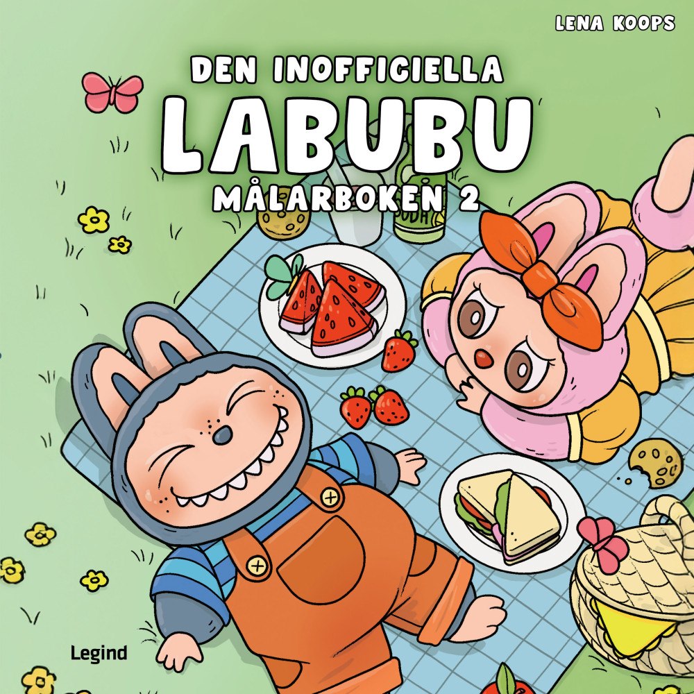 Lena Koops Den inofficiella Labubu målarboken 2 (häftad)