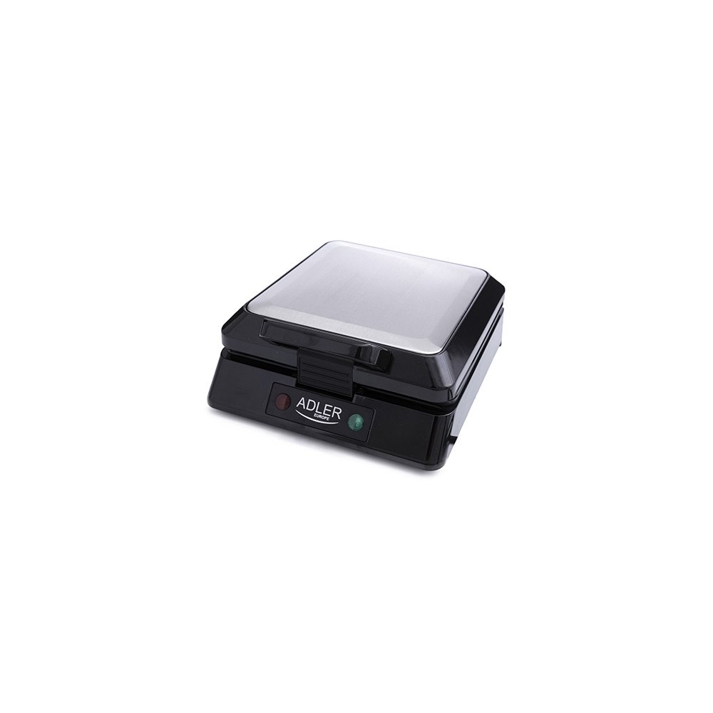 ADLER Adler AD 3036, 4 våffla/våfflor, Circel, Svart, Grå, Plast,...