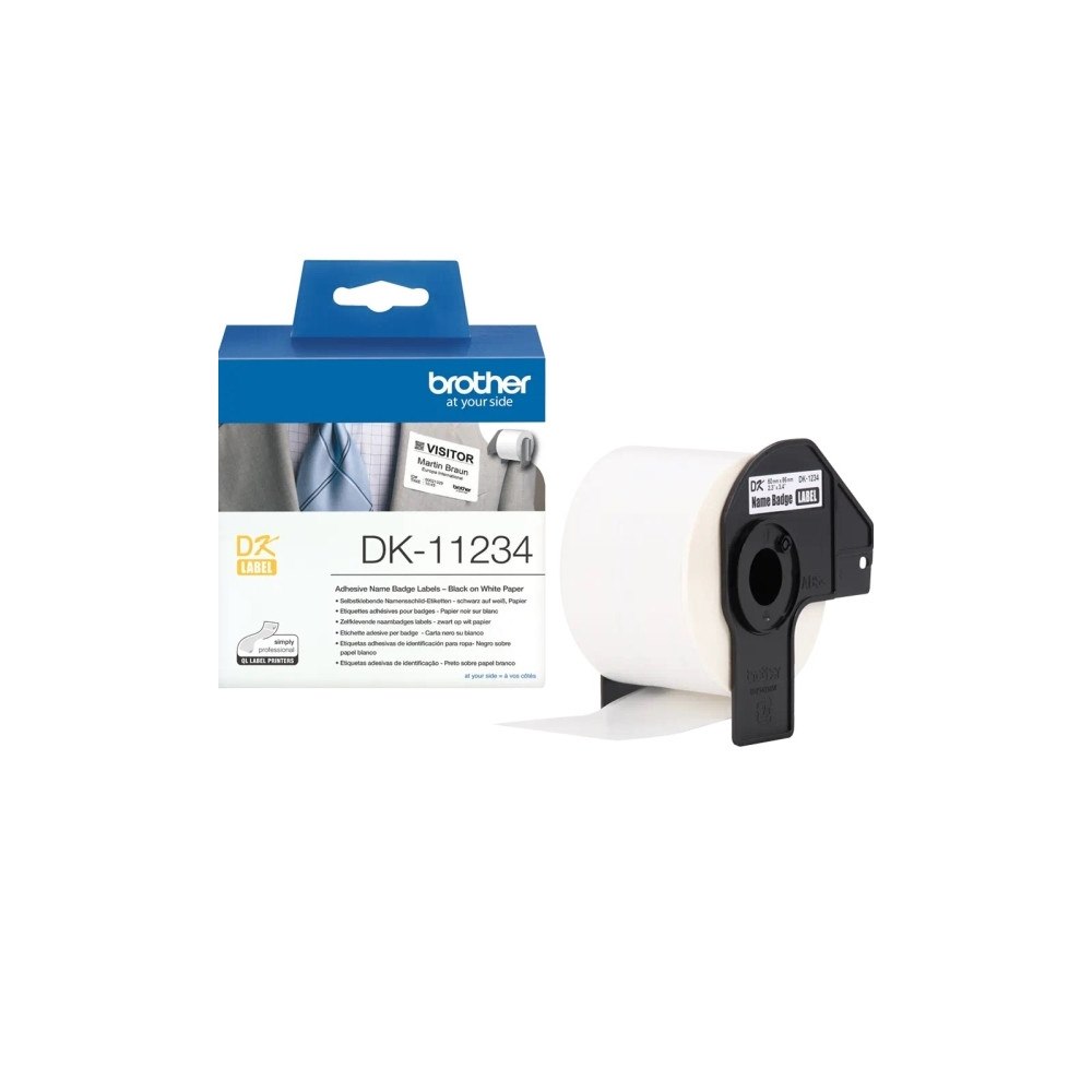 Brother Brother DK11234 - matrisskurna etiketter - 260 etikett (er) - 60 x 86 mm