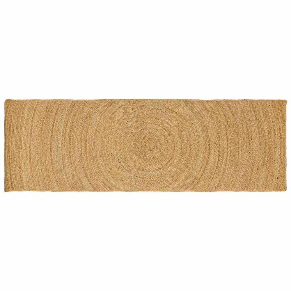 vidaXL Områdesmattor Rektangulär Brun 60 x 300 cm Jute