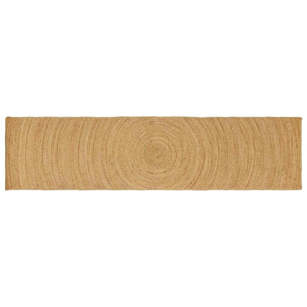 vidaXL Områdesmattor Rektangulär Brun 80 x 400 cm Jute