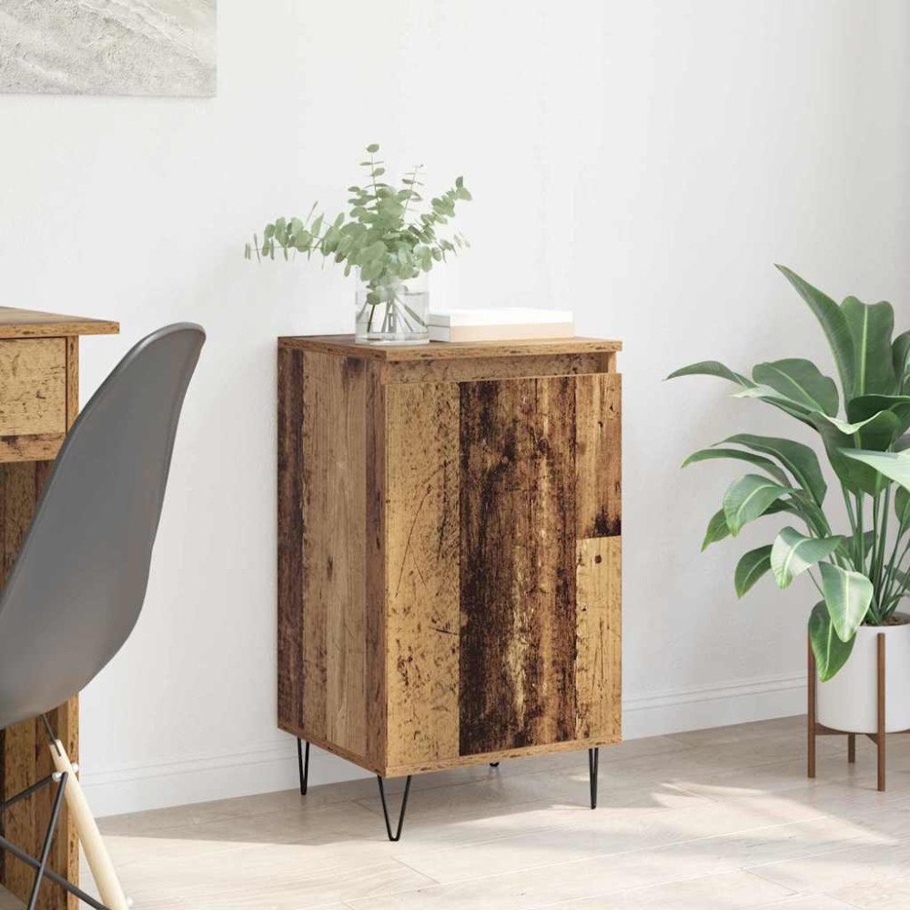 vidaXL Sideboard Gammalt trä 40 x 35 x 70 cm Konstruerat trä