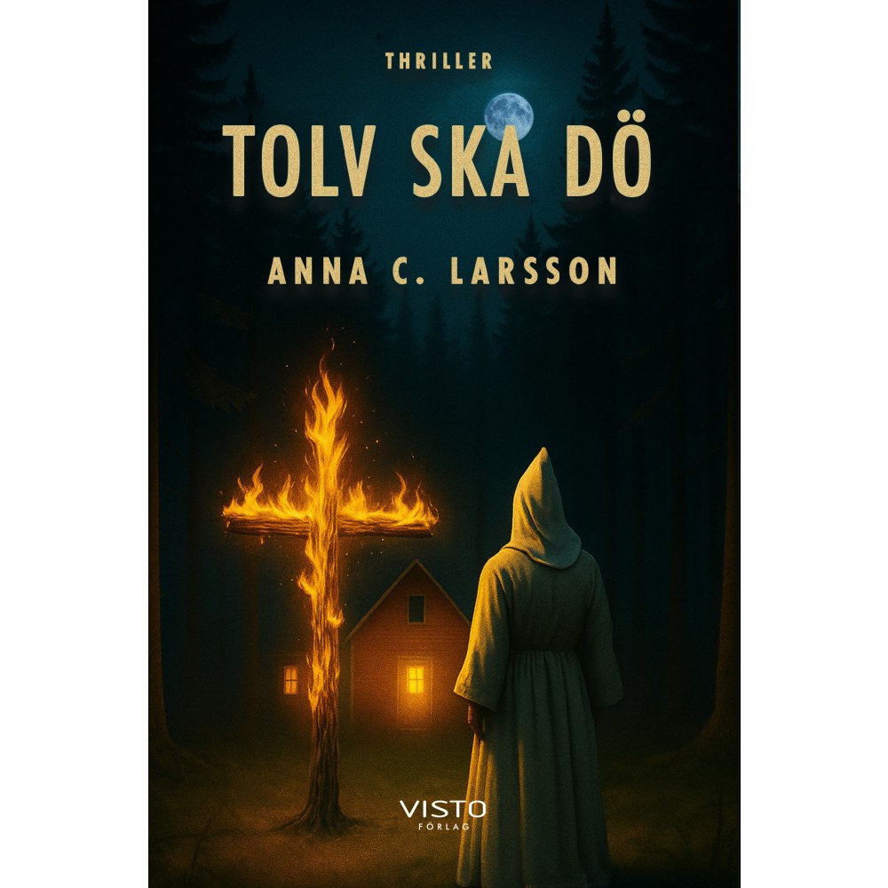 Anna C. Larsson Tolv ska dö (bok, danskt band)