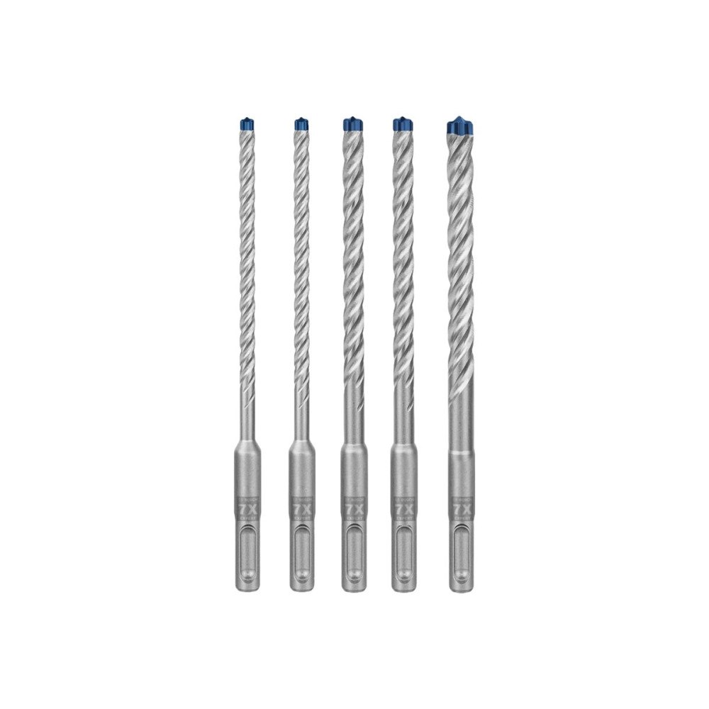 Bosch Group Bosch Expert 7x borrsats - för betong, armerad betong, granit, fastbetong, gneiss - 5 delar