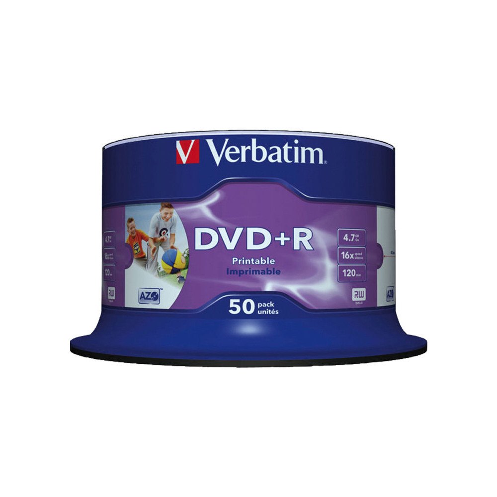VERBATIM Verbatim - DVD+R x 50 - 4.7 GB - lagringsmedier