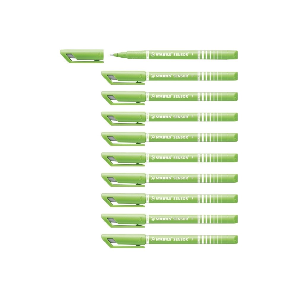 STABILO Stabilo Sensor 189 0,3 mm ljusgrön 10 st i förpackning
