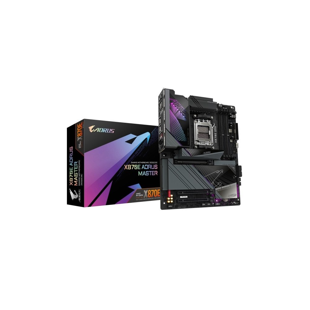 Gigabyte Technology GIGABYTE X870E AORUS MASTER, AMD, AM5-sockel, AMD Ryzen 7000...
