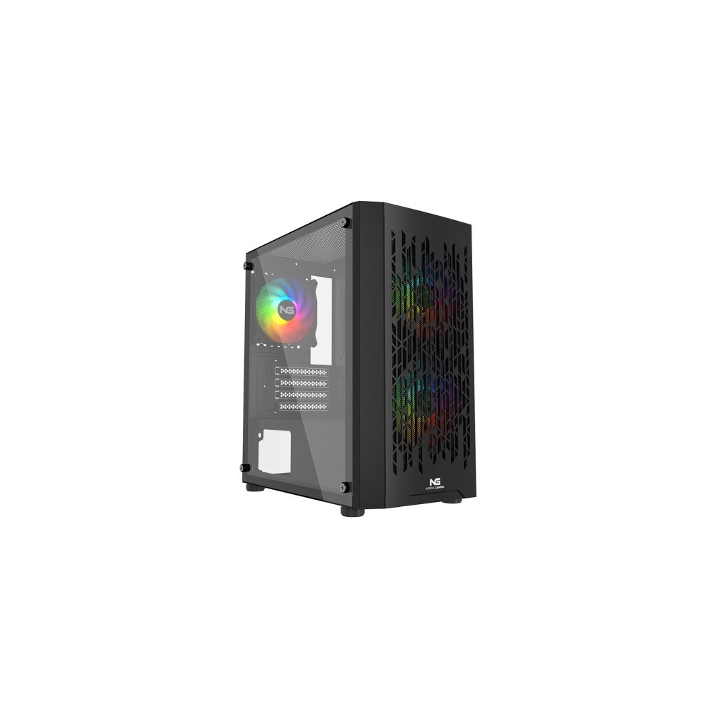 Nordic Nordic Gaming NGC-1143, Mini Tower, PC, Svart, micro ATX, Mi...