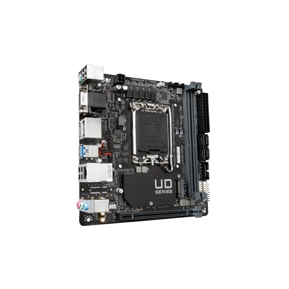 Gigabyte Technology Gigabyte H610I DDR4 - 1.0 - moderkort - mini ITX - LGA1700-uttag - H610