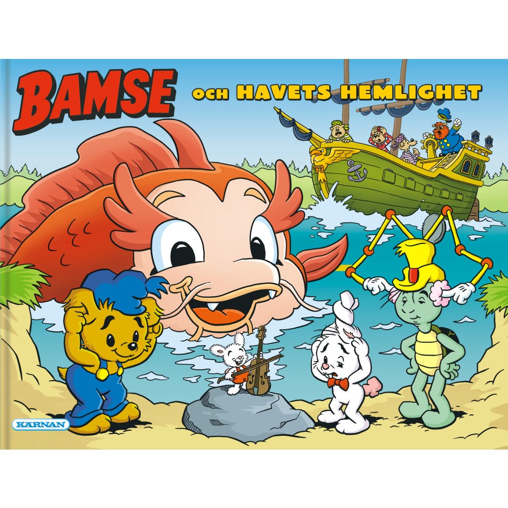 Katarina Oldenburg Bamse och havets hemlighet (bok, kartonnage)