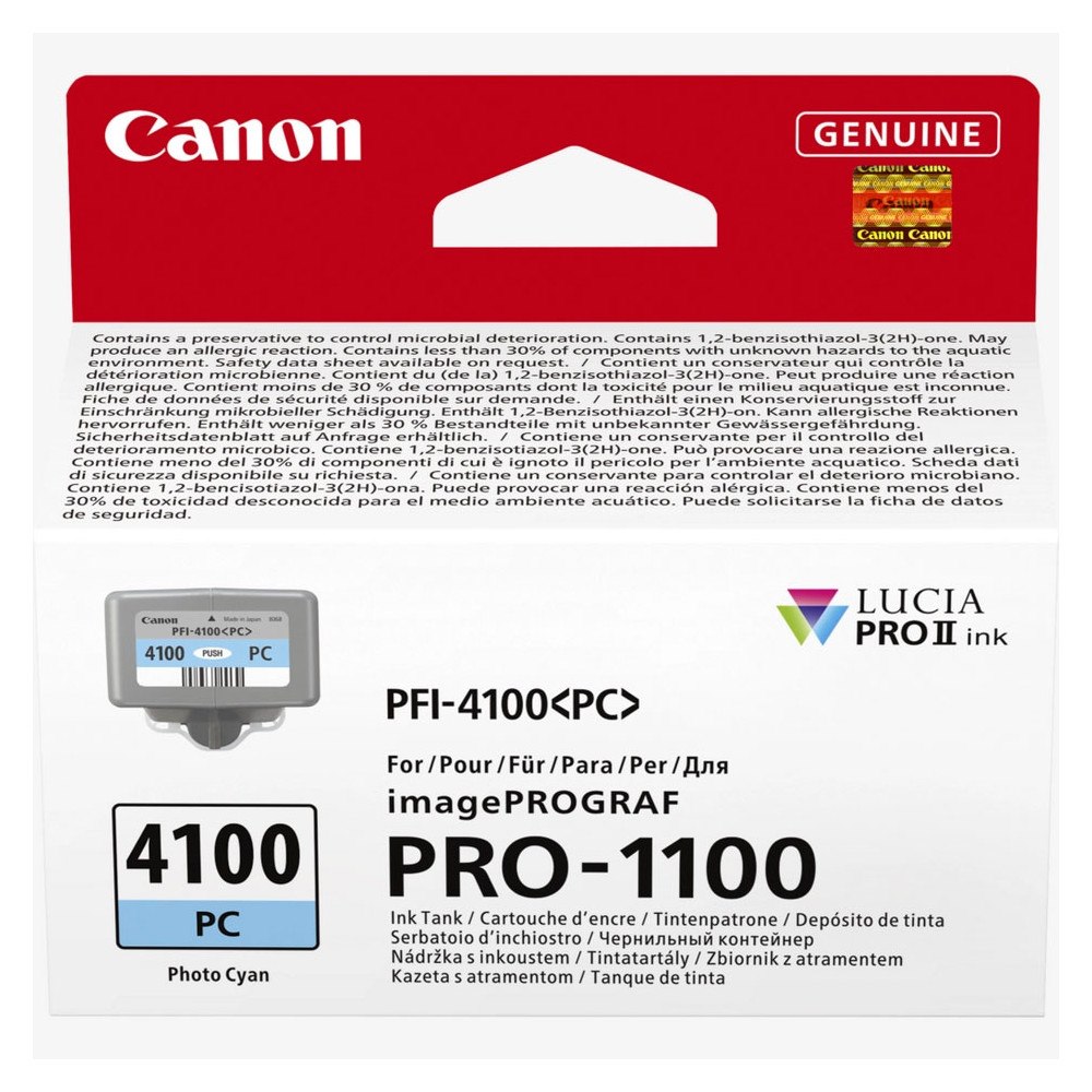 CANON Ink 6781C001 PFI-4100 Photo Cyan