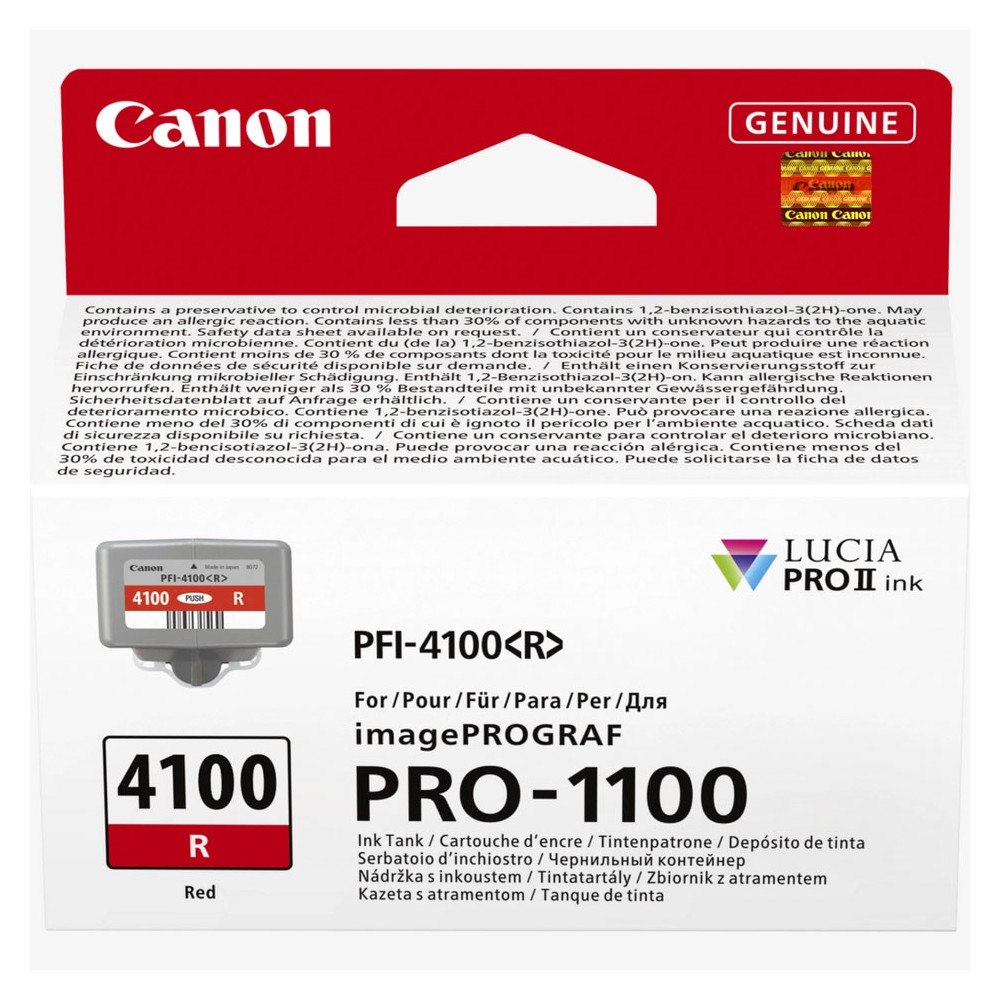 CANON Ink 6785C001 PFI-4100 Red