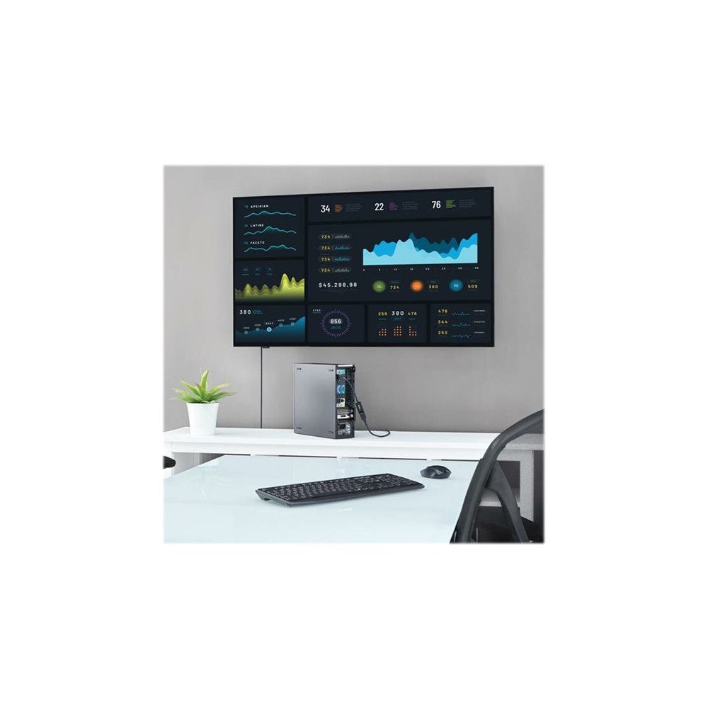 StarTech.com StarTech.com DisplayPort 1.2 to HDMI Adapter - 4K 30Hz - Active Audio Video Converter for DP laptop computers and HDMI M...