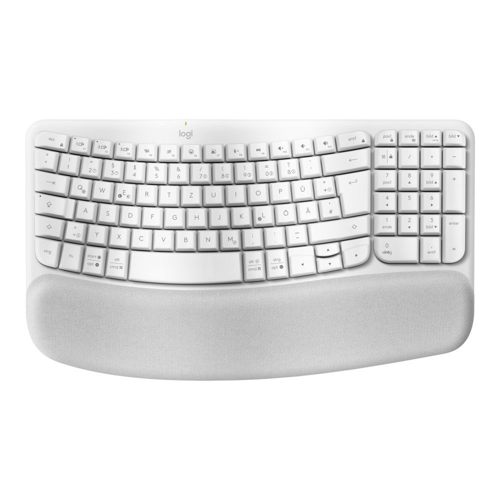 Logitech Logitech Ergo Series - tangentbord - QWERTZ - tysk - offwhite Inmatningsenhet