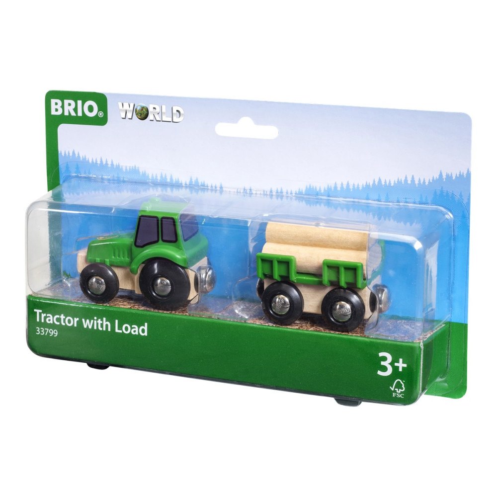 Brio BRIO World - Traktor med last