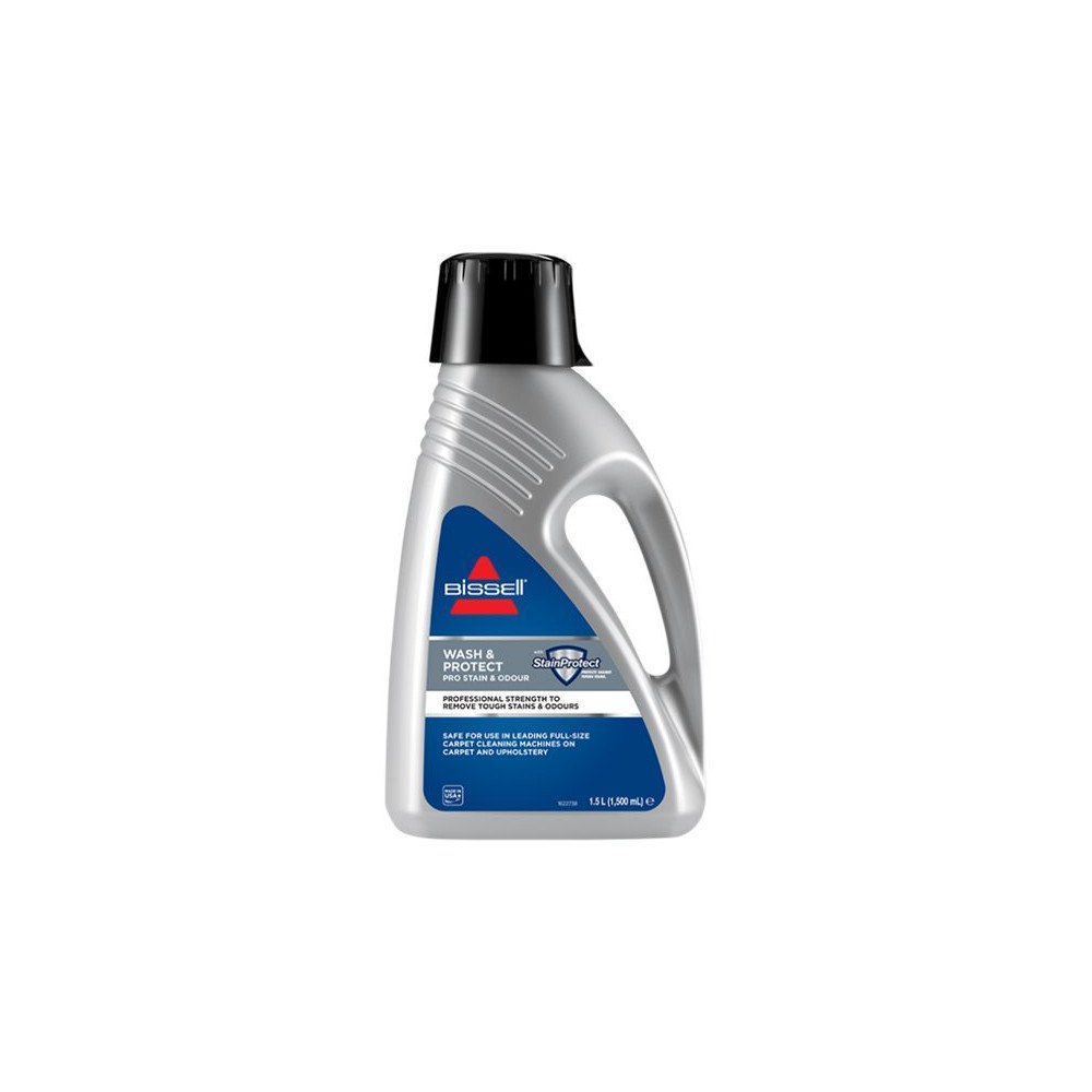BISSELL Homecare BISSELL Wash & Protect cleaner / deodorizer - vätska - flaska - 1.5 L - färsk - koncentrerat (Skadad)