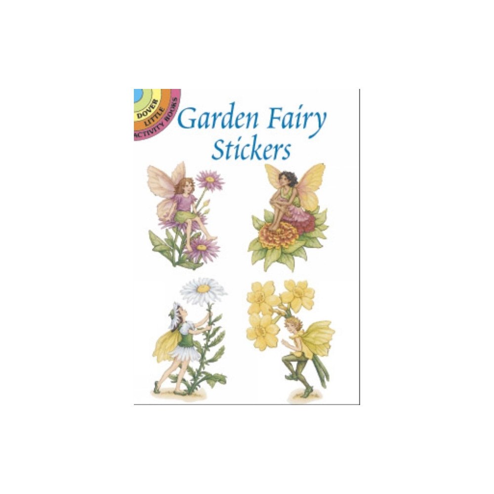 Dover publications inc. Garden Fairy Stickers (häftad, eng)
