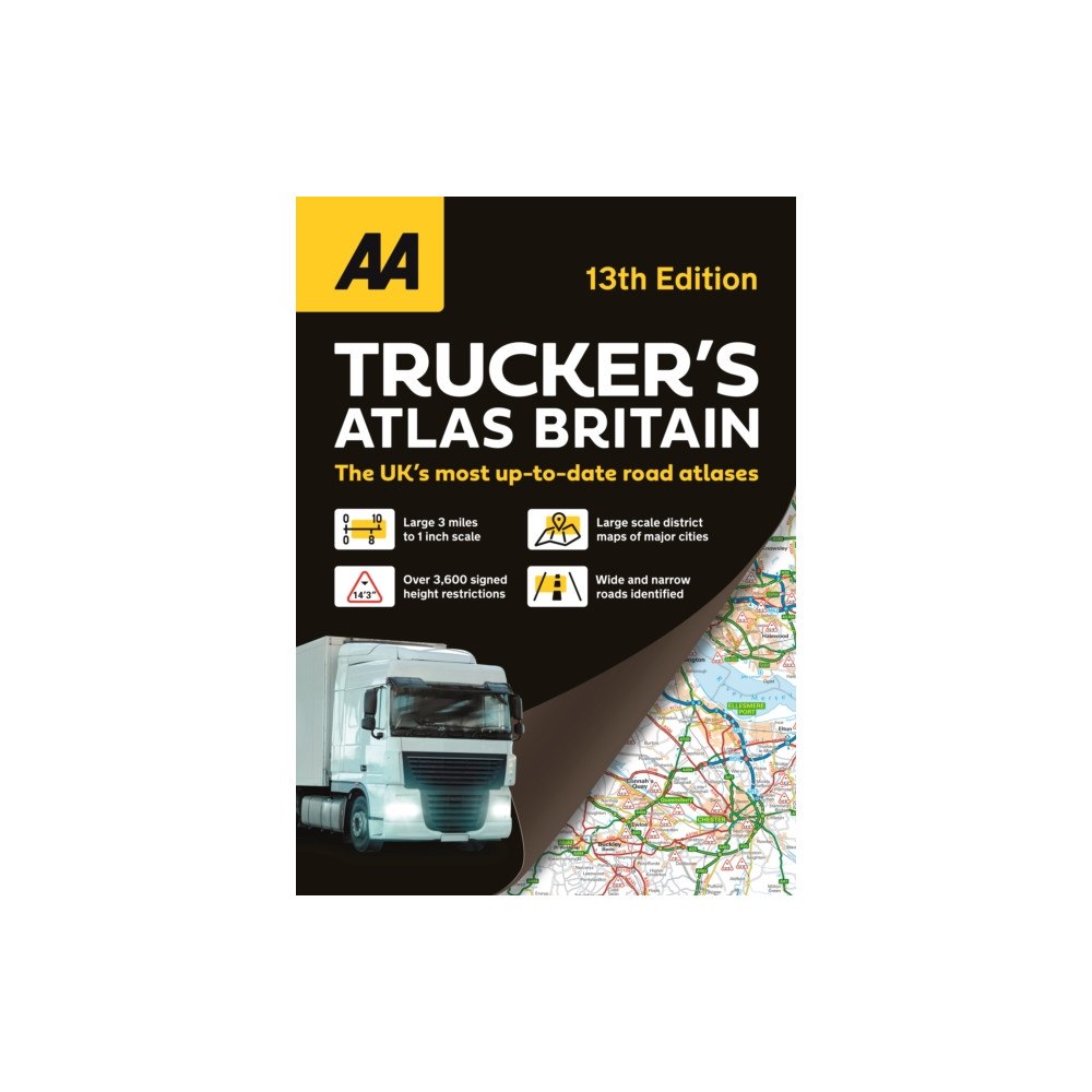 AA Publishing AA Trucker's Atlas (bok, spiral, eng)