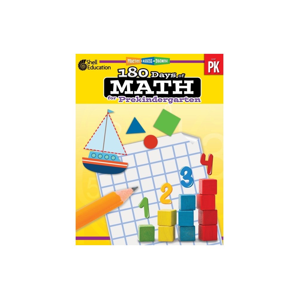 Shell Educational Publishing 180 Days™: Math for Prekindergarten (häftad, eng)