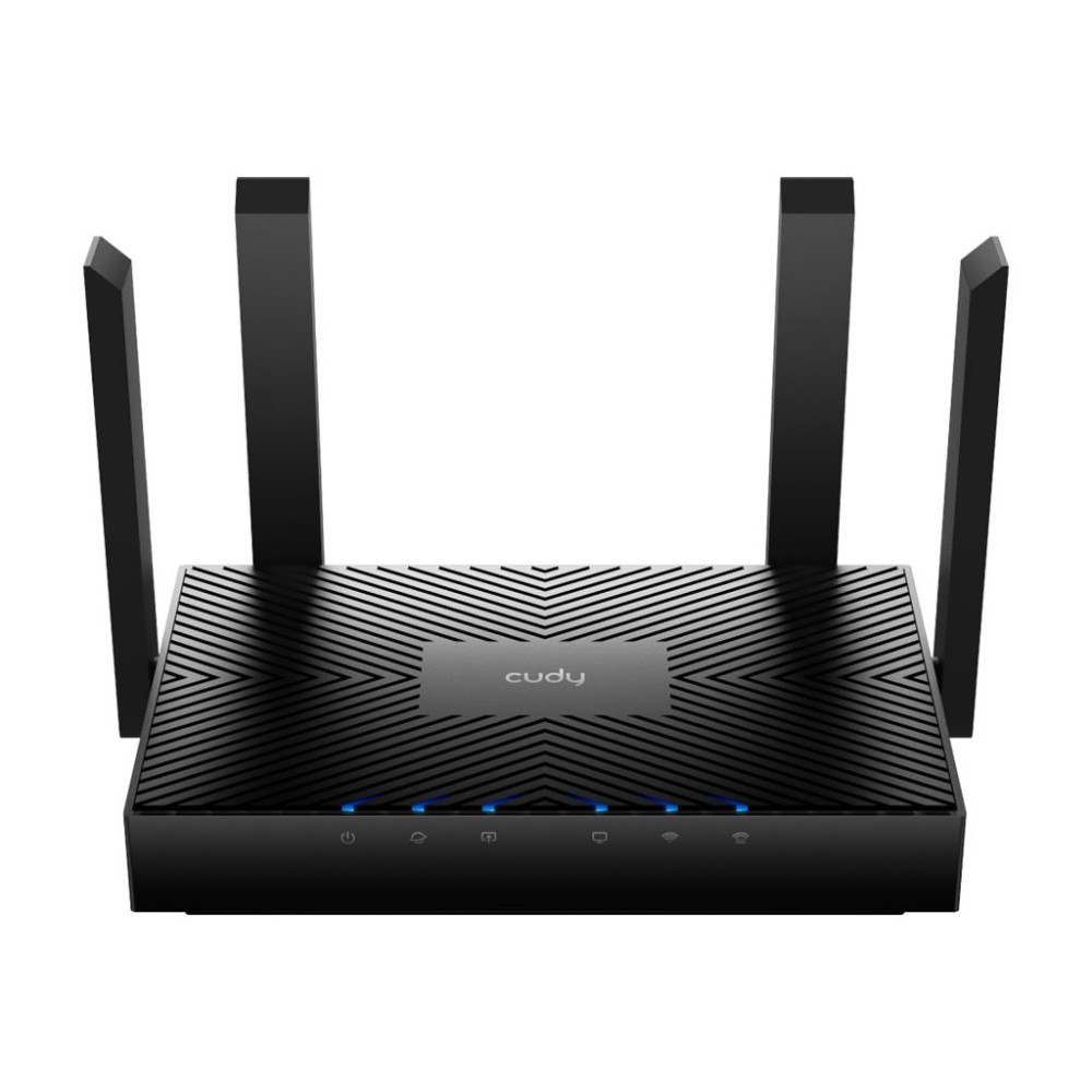 Shenzhen Cudy Technology Cudy WR3000 - trådlös router - Wi-Fi 6 - skrivbordsmodell, väggmonterbar
