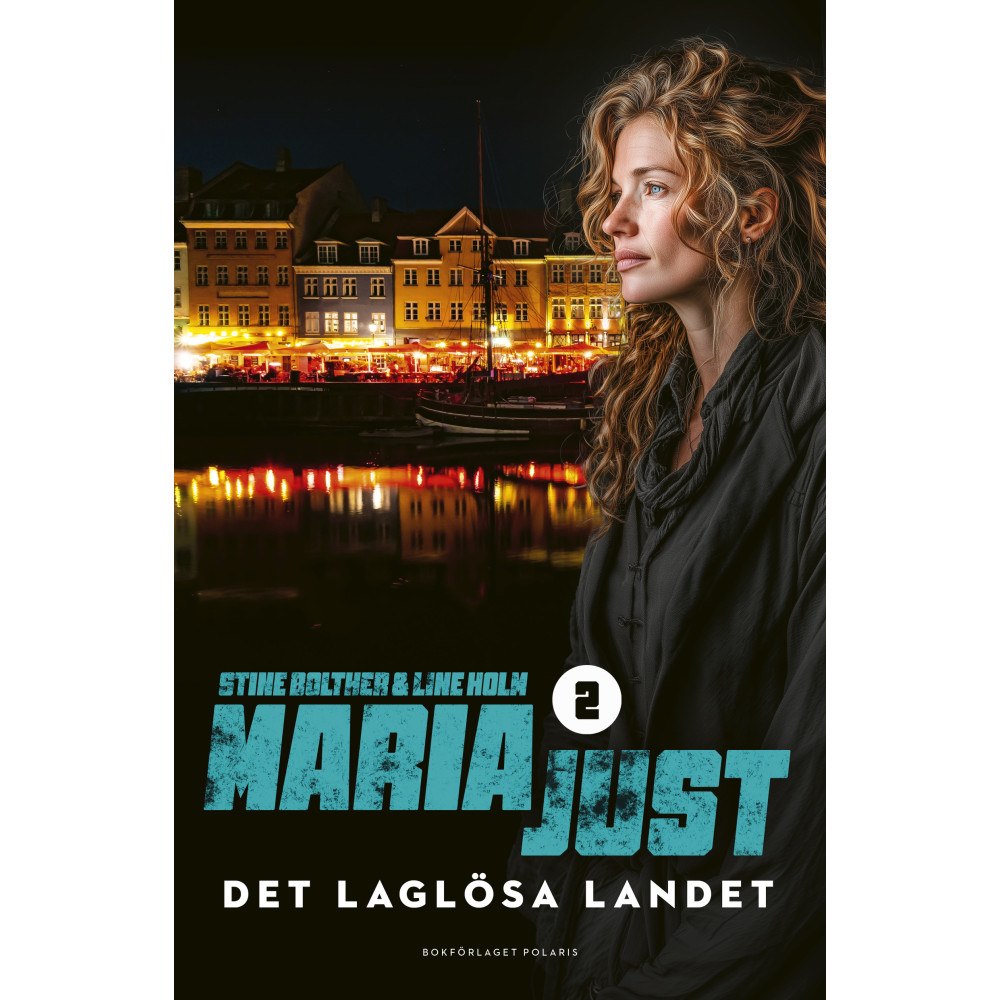 Line Holm Det laglösa landet (bok, danskt band)