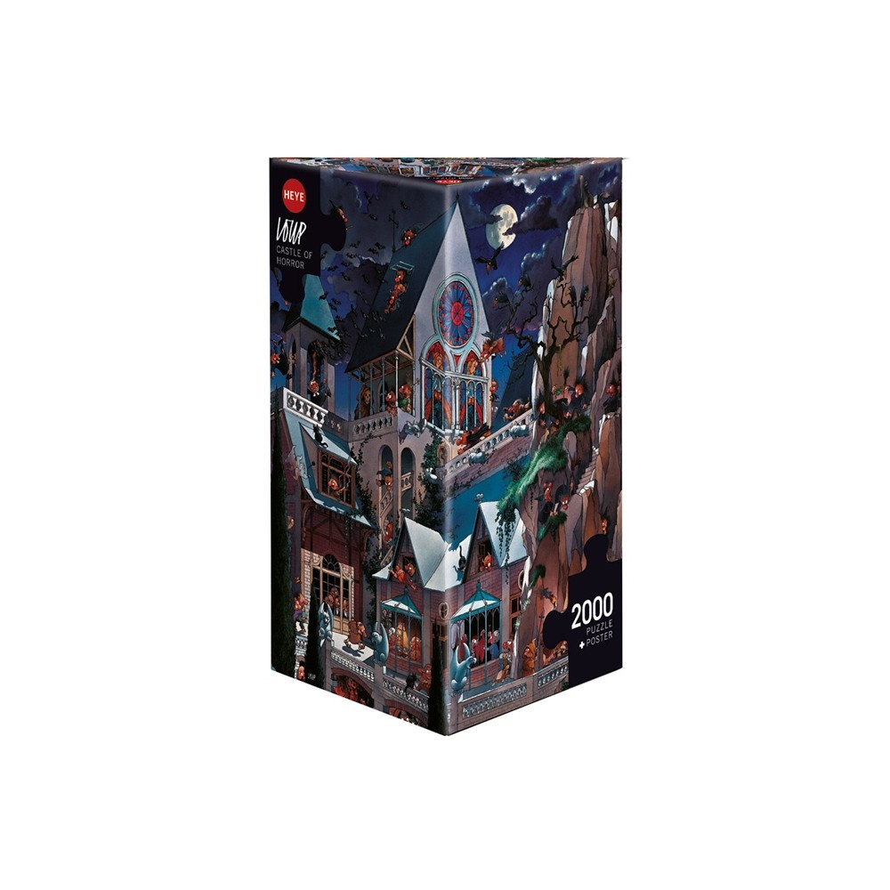 HEYE Triangular, Castle of Horror, Pussel, 2000 bitar, Heye