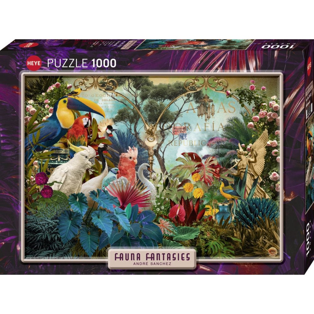 HEYE Fauna Fantasies, Birdiversity, Pussel, 1000 bitar, Heye