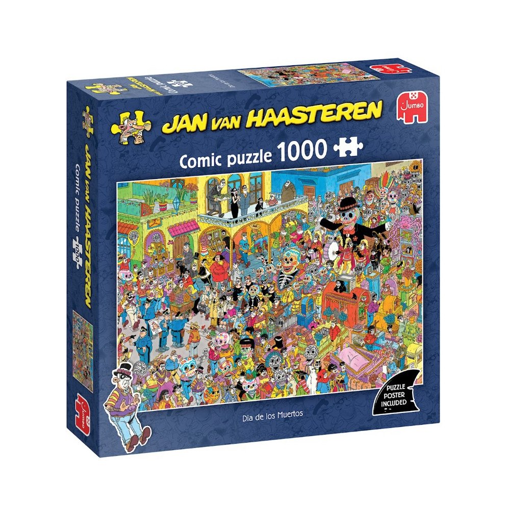 Jumbo Jan van Haasteren Dia de Los Muertos Pussel 1000 bitar