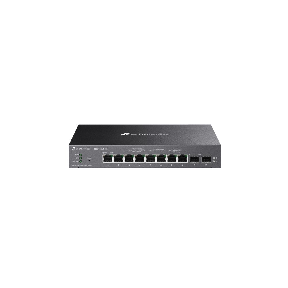 TP-LINK TP-Link Omada SG2210XMP-M2, hanterad, L2/L2+, 2.5G Ethernet...