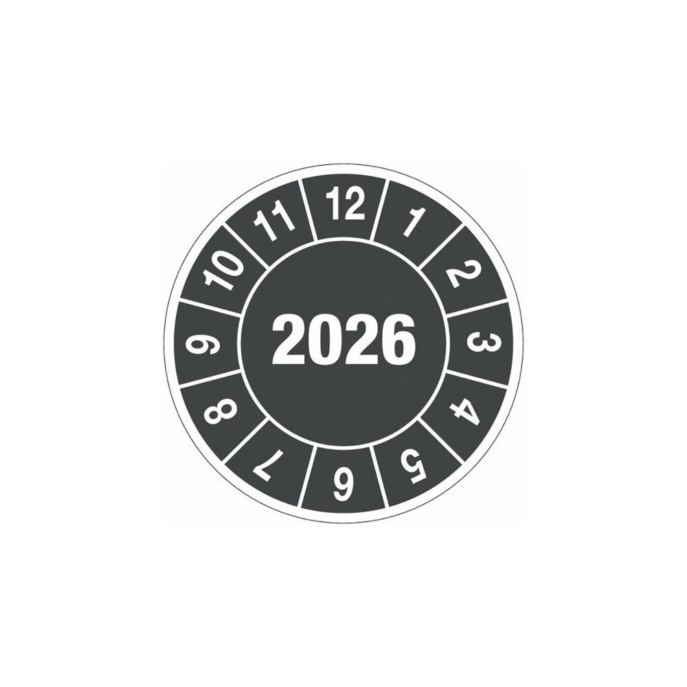 Brady Kontrollmärken 2026 10mm 104/fp