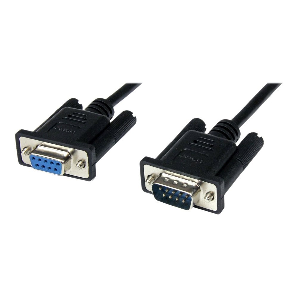 StarTech.com StarTech.com 2m Black DB9 RS232 Serial Null Modem Cable F/M - DB9 Male to Female - 9 pin Null Modem Cable - 1x DB9 (M),...