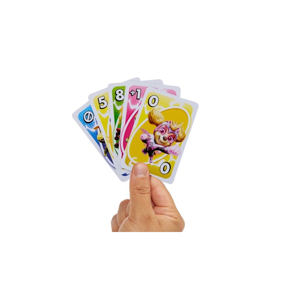 MATTEL Games UNO Junior Paw Patrol The Mighty Movie, Kortspel, Kast...