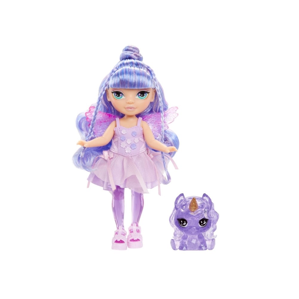 MGA Entertainment Rainbow High Littles Rainbow Fantasy Fairies Doll- Amethyst...