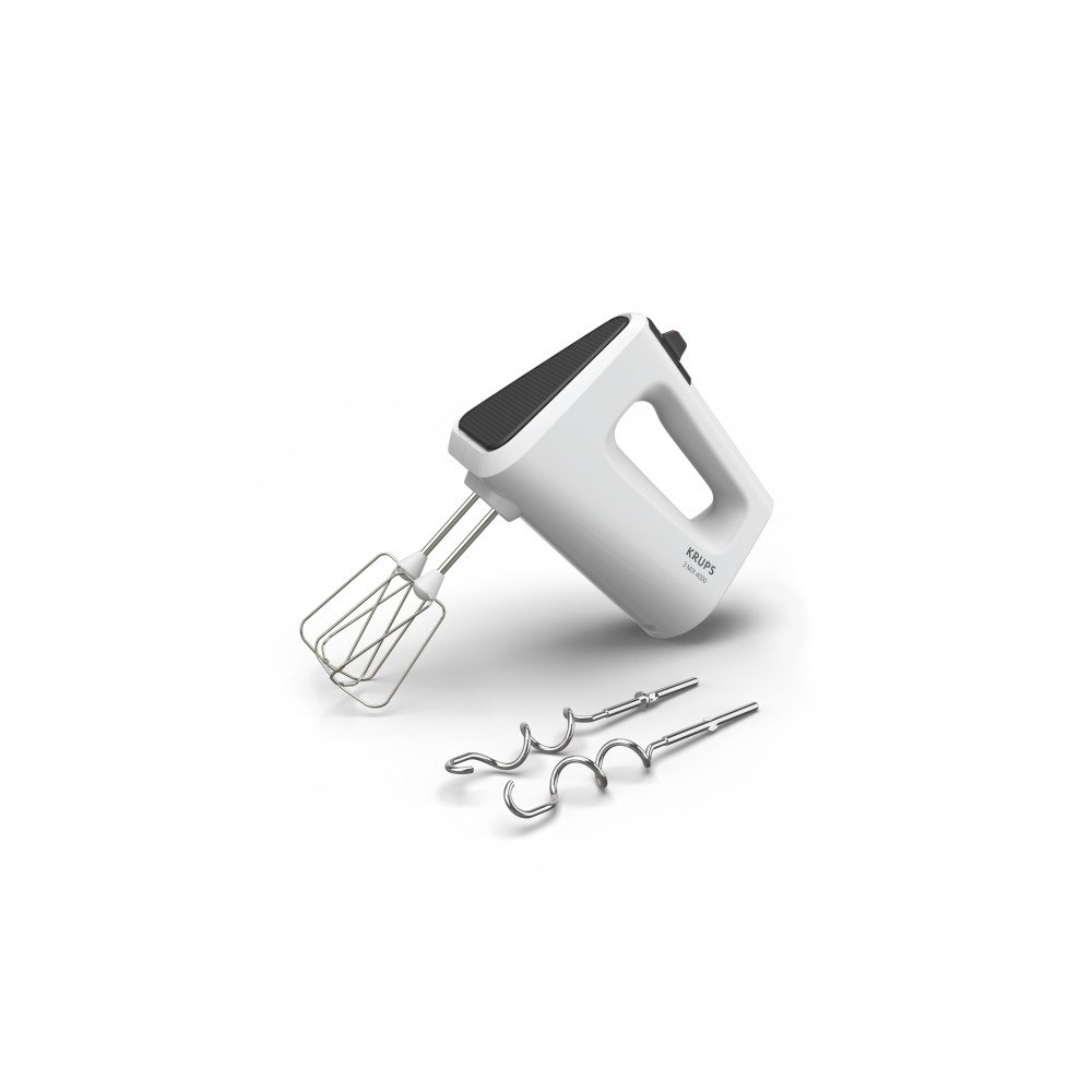 Krups Krups GN4001, Handmixer, Vit, Knådning, Mixning, Handtag, 45...